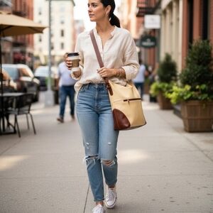 Vintage Marino Orlandi leather bag